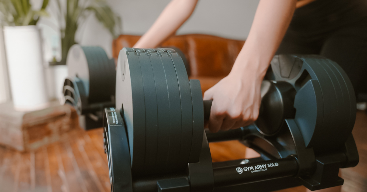 NUOBELL 50LB (PAIR) + STAND