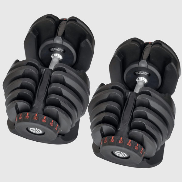 Adjustable Dumbbell (10lbs - 90lbs) - Single Dumbbell - Gym Army