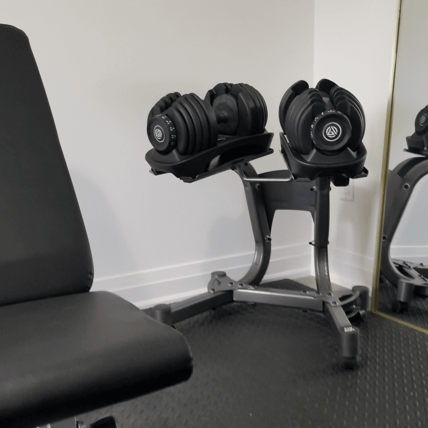Adjustable Dumbbell (5lbs - 52.5lbs) - Single Dumbbell - Gym Army